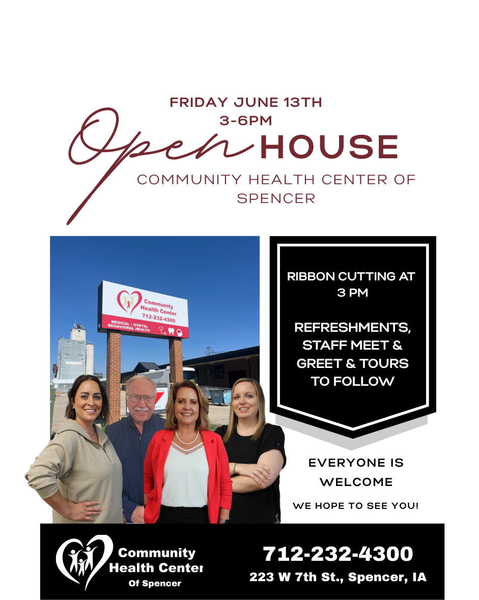 Spencer CHC Open House Invitation